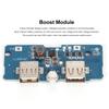 2Pcs 3.7V To 5V Boost Module 2A Dual USB with LED Light for 18650 Lithium Battery