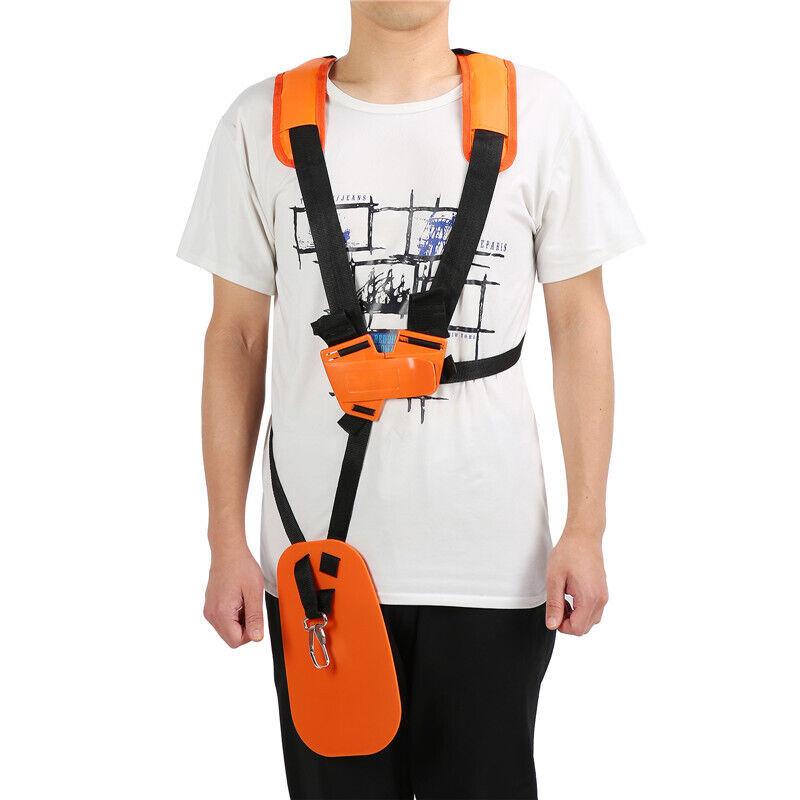 Adjust Strimmer Double Shoulder Harness Strap Belt Brush Cutter Grass Trimmer
