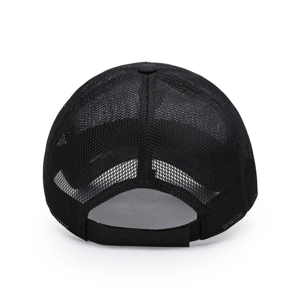 Full Mesh Summer Baseball Cap Adjustable Outdoor Sports Hats  For Man Women Unisex