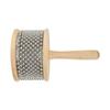 Wooden Cabasa Steel Ball Hand Cranked Toy Portable Children Teaching Musical InstrumentLarge