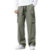 Men's  Leisure   Loose   Drooping  Sensation  Straight  Cylinder  Workwear  Trousers