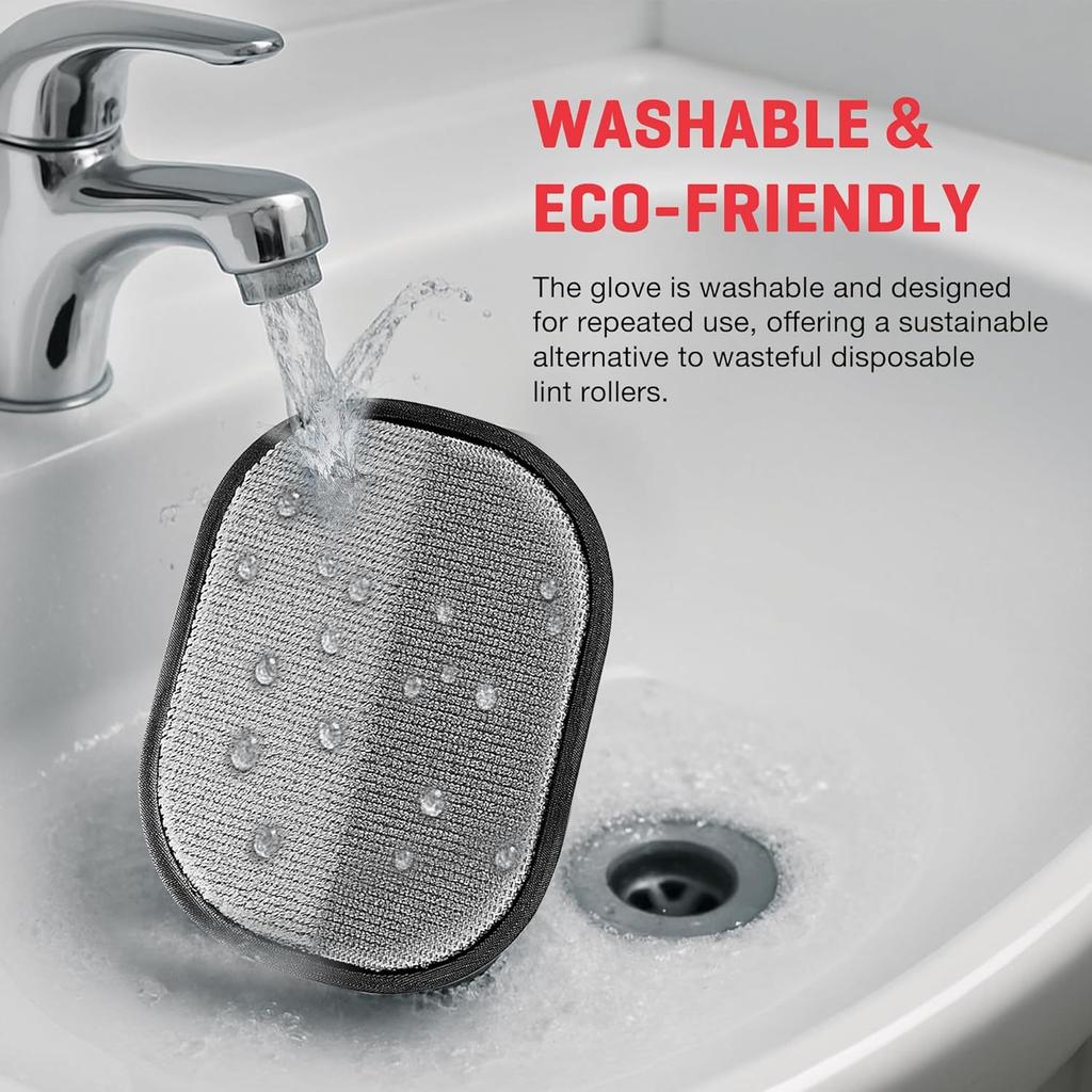 Reusable Pet Static Electricity Hair Removal Gloves Dog Cat Mitts Grooming Tools Sofa Carpet Hair Cleaning Brush Hair Scraper