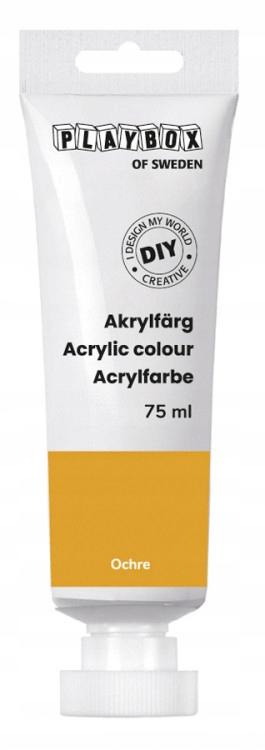 Diy Acrylic Paint Ochre Mustard in a Tube 75ml (Discontinued)