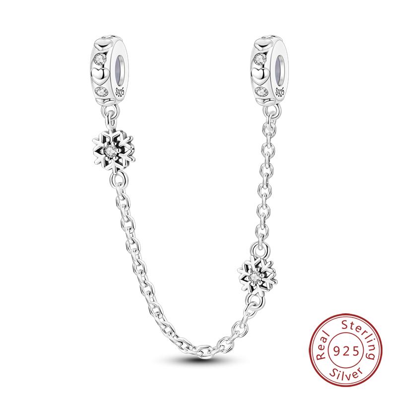 New Winter Charms Bead Copper Snowflake Snowman Penguin Deer Dangle Fit Bangle Bracelet Necklace Diy Jewelry