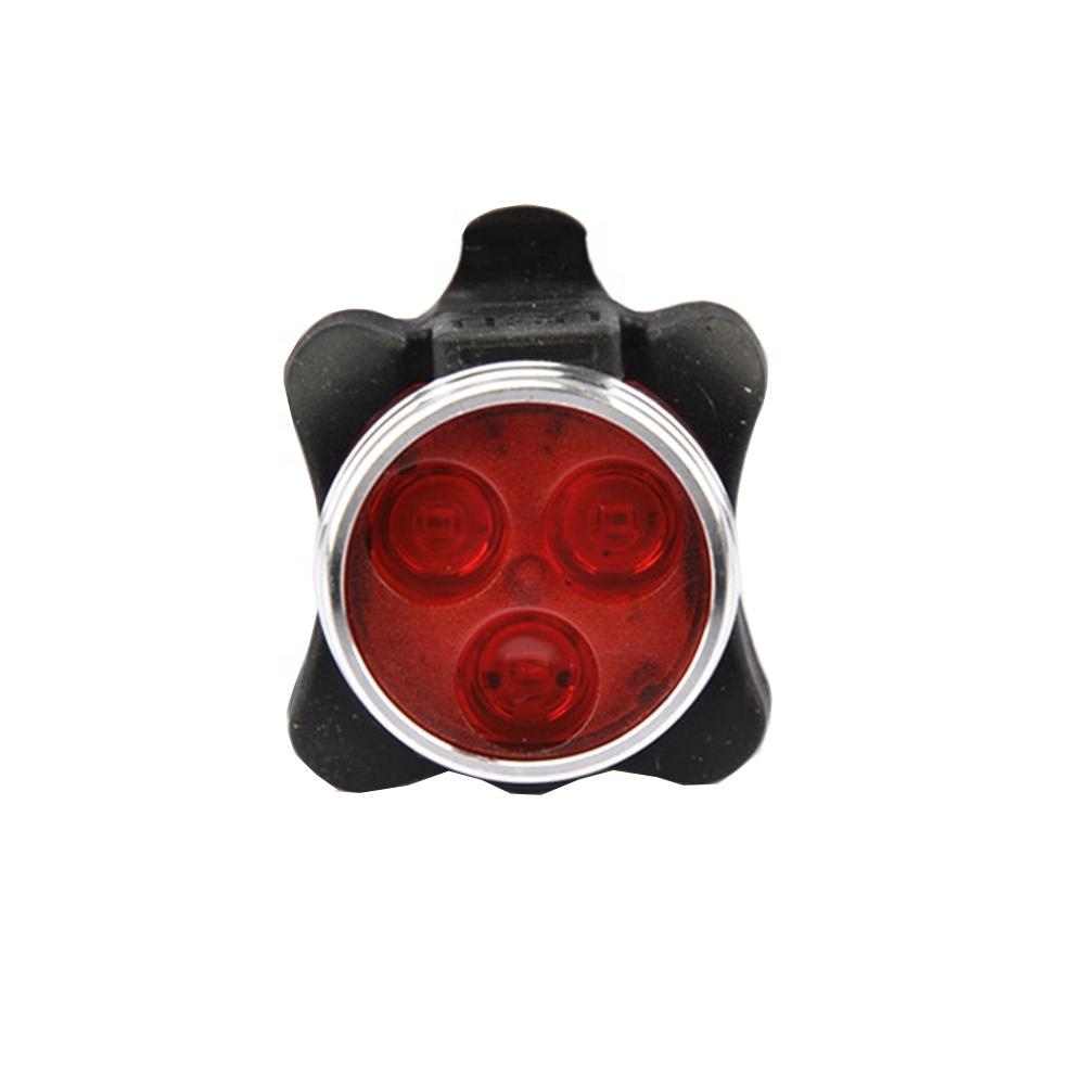 USB Rechargeable Bike Light Set Super Bright Front Headlight and Rear LED Bicycle Light Set