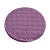 Round Stool Cover Fitted Bar Stool Cover Quilted Soft Cushion Non-Slip Washable Slipcover Fit for Diameter 11-12 Inch Bar Stool