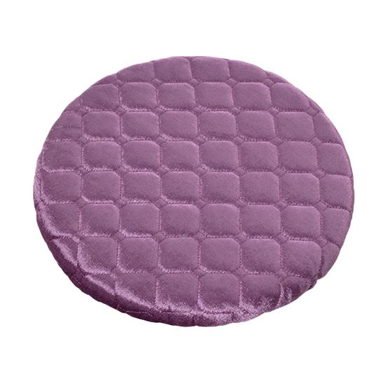 Round Stool Cover Fitted Bar Stool Cover Quilted Soft Cushion Non-Slip Washable Slipcover Fit for Diameter 11-12 Inch Bar Stool