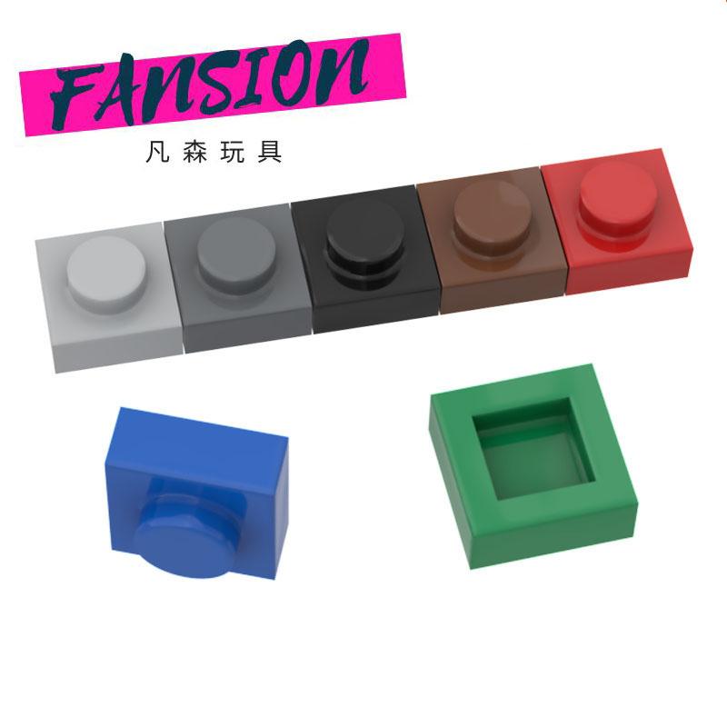 Wucifang Bags Unisex Kids Light Grey 100G / 588Pcs 3024 1X1 Brick My Own Creation Short 1 Hole Color Spare Parts Fitting Including Brick Do-It-Yourself Children S Toy Assembly Present Box