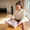 Roztomilé sportovní vychytávky pro hráče Dívka volejbalu Adventní kalendář, 24denní odpočítávací krabička s doplňky Tematický dárek s gumičkami do vlasů Přívěsky Ponožky, Šperky A