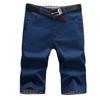 Men Beach Shorts Cotton Solid Color Casual Loose Clothing Men’s Sports Shorts