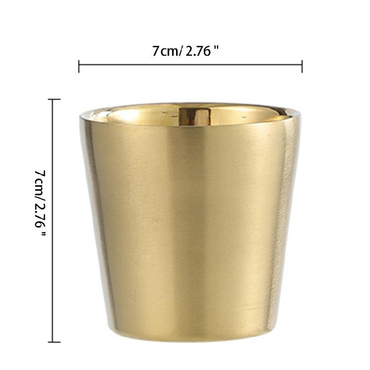 Becher aus Edelstahl für Whiskey, Wasser, Getränke und Spirituosen