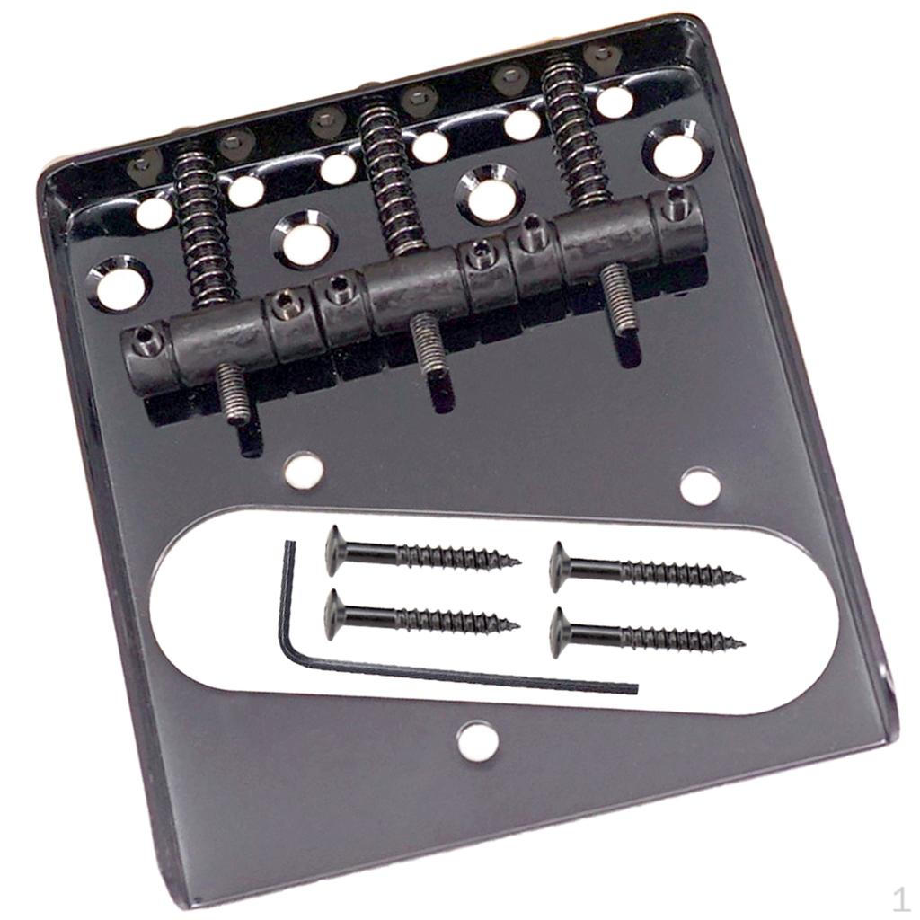 3 Saddles Bridge with Pickup Hole for TL Electric Guitar