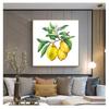 Öl-Frutis-Gemälde für Küche, Heimdekoration, Zitrone auf dem Zweig, Wandbilder für Wohnzimmer, Poster, 1 Stück, heißer HD-Druck auf Leinwand