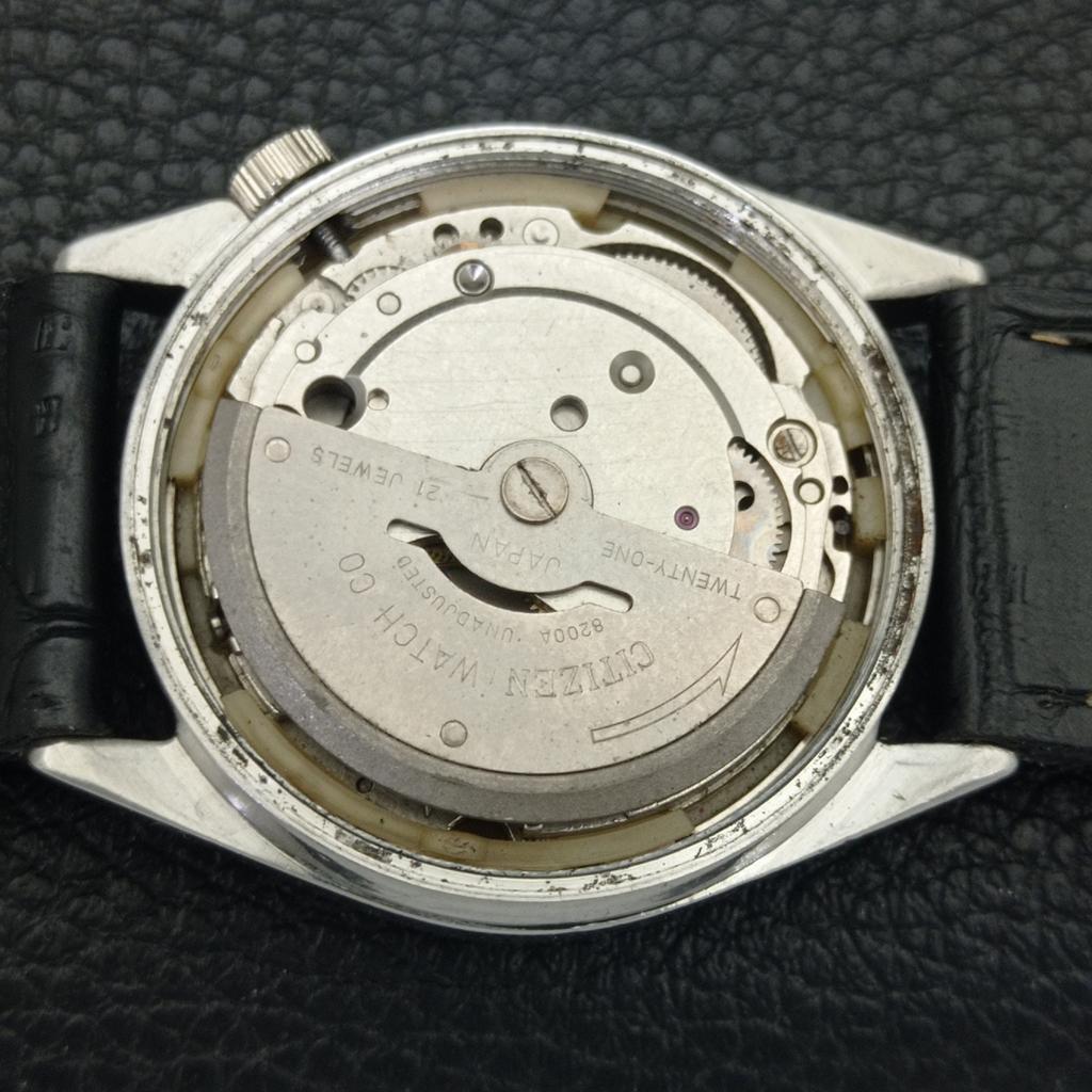 AUTOMATIC VINTAGE CITIZEN 8200 JAPAN MENS ORIGINAL DIAL WATCH A702160-5 R208-a702160