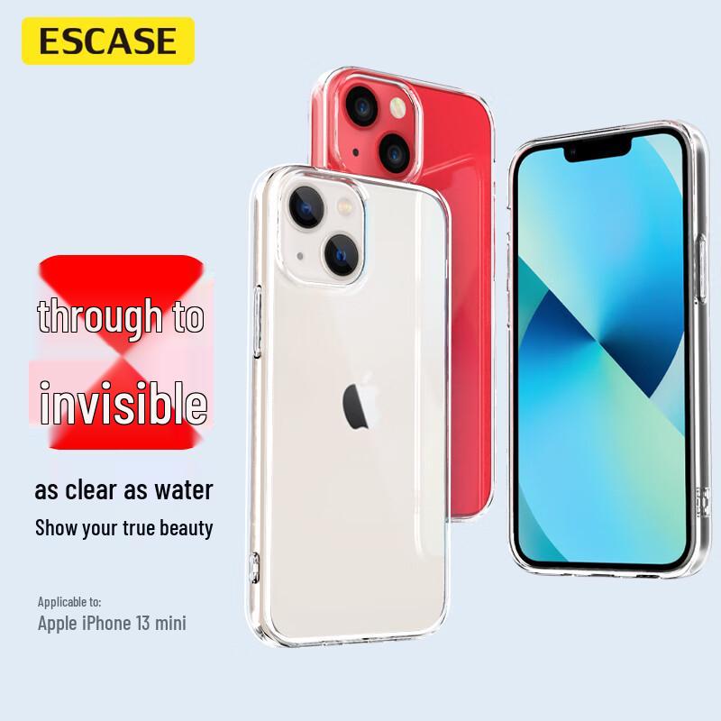 

ESCASE Прозрачный Мягкий ТПУ/Силиконовый Чехол для iPhone