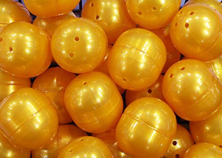 

toystep 48мм пустая капсула золото (100 штук)