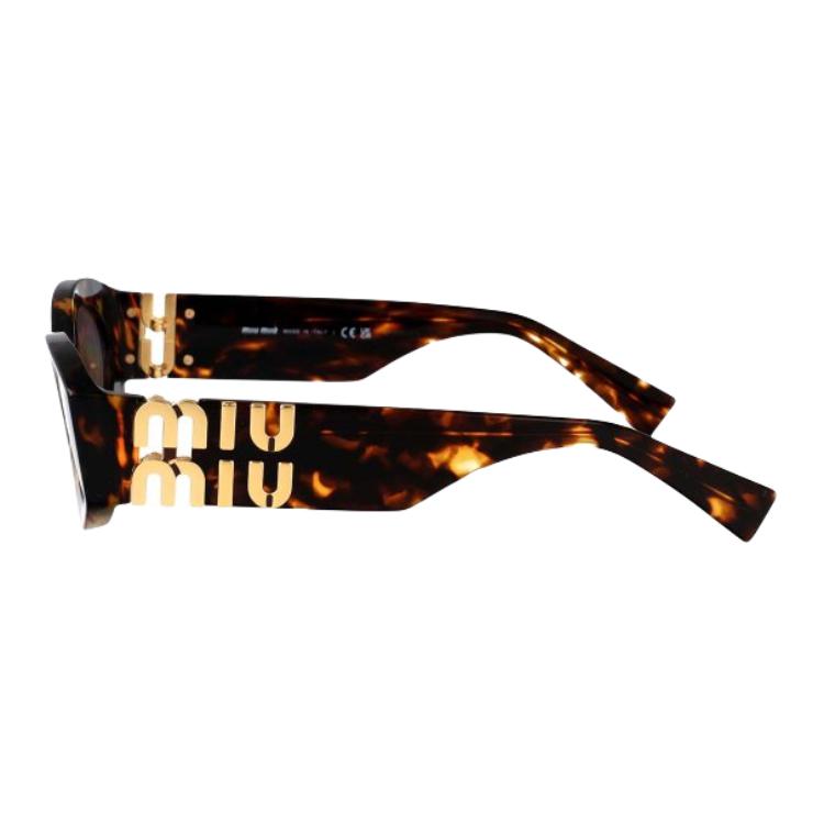 MIU MIU Glimpse Sunglasses Tortoise Women Eyewear Brown 0MU-11WS-14L20I