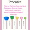 10pcs 5 Colors Mini Flower Sponge Painting Sponge Set Art Painting Supplies Painting Brush Sponge Brush Foam Friction Doodle Tool