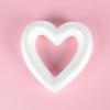 Polystyrene Wedding Decor Valentine's Day White Craft Balls Party Decoration Heart Foam Mould