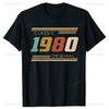 Vintage 1980 Retro Summer Birthday Limited Edition Graphic Unisex T-Shirt for Men Women Anniver
