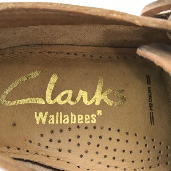 Clarks Wallabees Leather Moccasin Brown 4.5/23.0-23.5cm(USED)