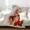 Singer Print Blanket - Soft & Comfortable, for Bedroom, Travel, Sofa, Home Decoration - Birthday Christmas Gift for Friend