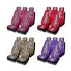 Coprisedili Auto alla Moda con Fantasia Leopardo Poliestere Traspirante Facili da Installare e Pulire Proteggi Sedile