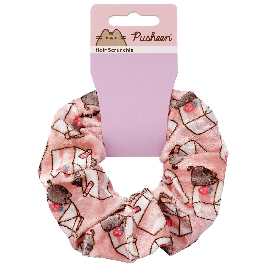 Pusheen katten Rosa Jordgubbsmjölkpaket Hårhårband