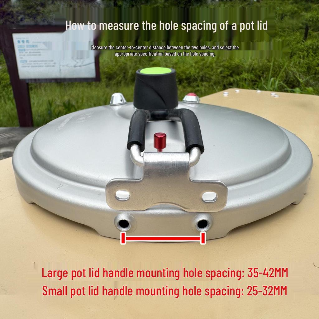 Pentola a Pressione Portatile in Acciaio Inossidabile con Manico Pieghevole