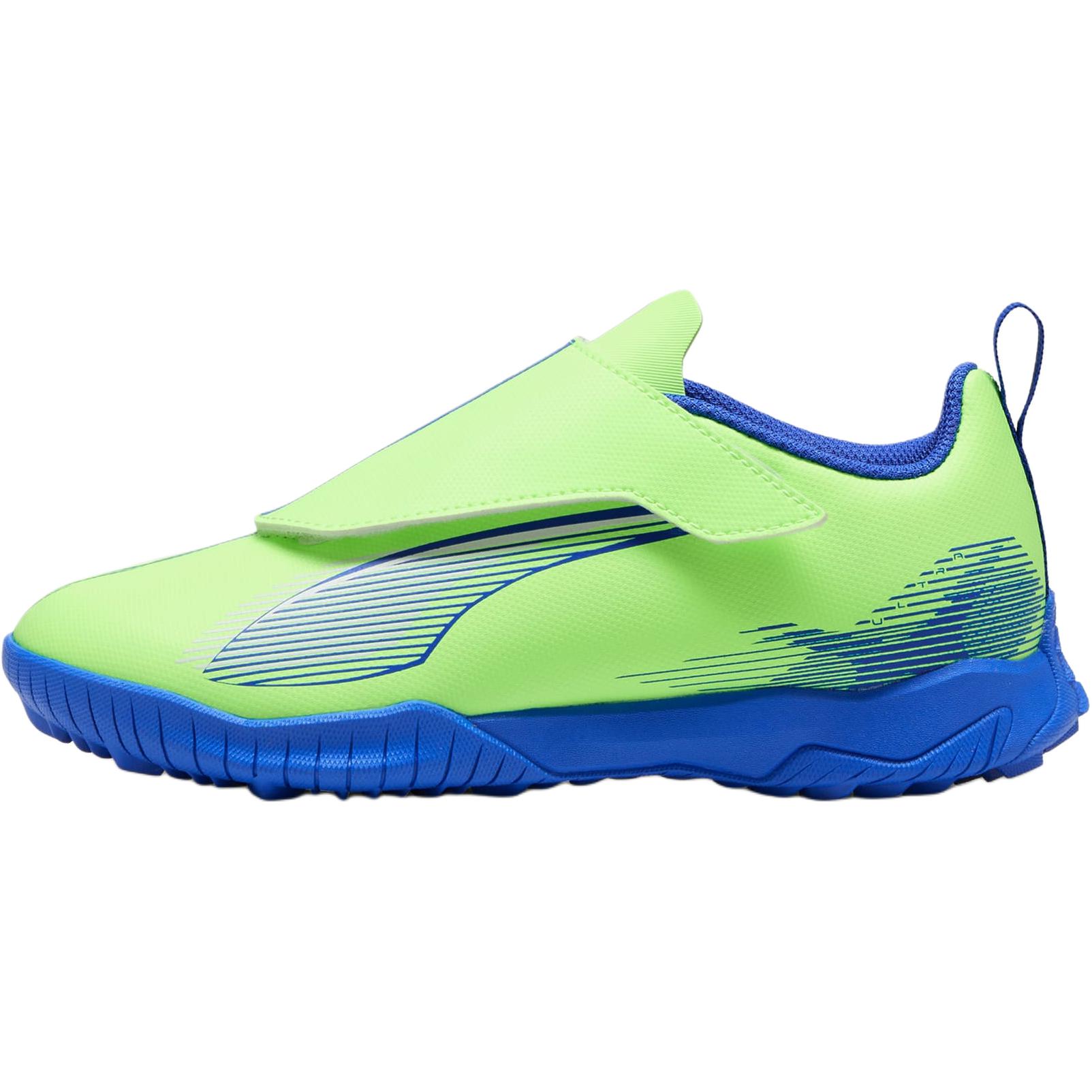 Puma Ultra 5 Play V TT Stylish Comfortable Low-Top Kids Soccer Shoes Kids Soccer Shoes Green 107909-03 28