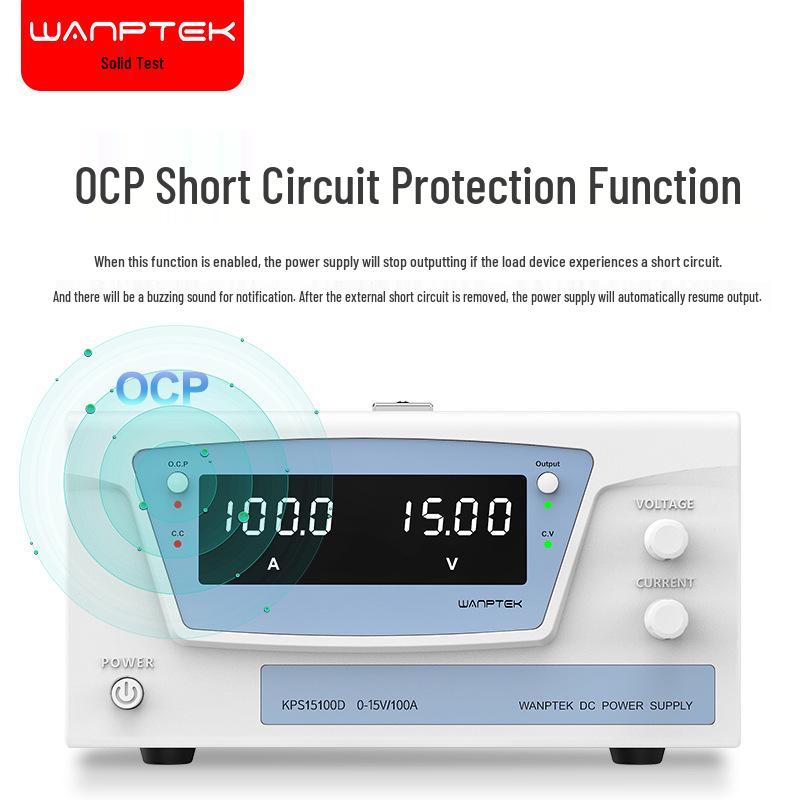 GuCe KPS15100D Adjustable 15V/100A High Current Programmable DC Power Supply
