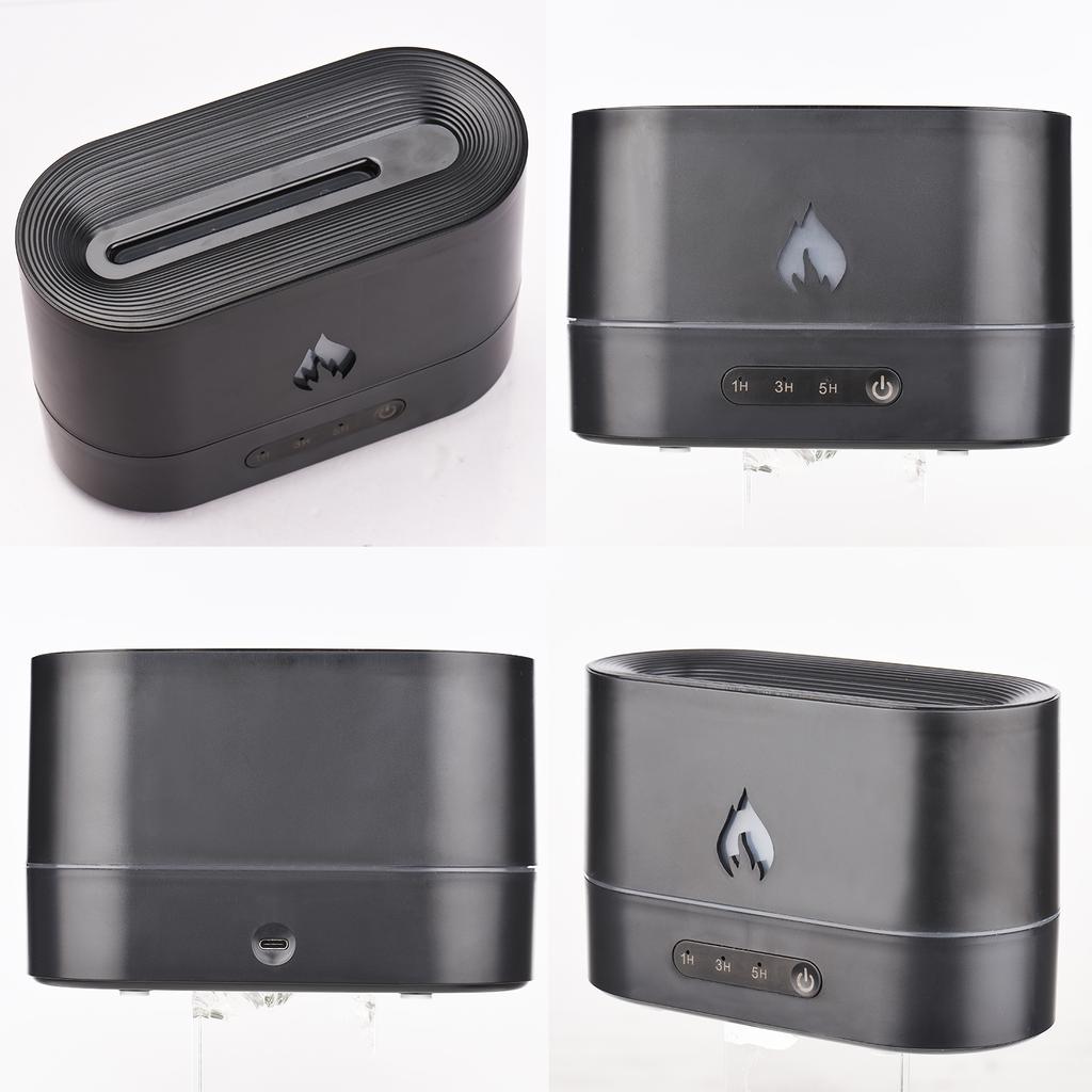 250 ml Simulation Flamme Nebel Luftbefeuchter Flamme Nachtlicht Ruhig Aromatherapie Diffusor Desktop USB