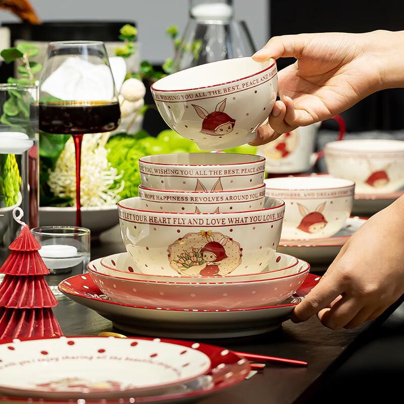 Hepburn Rabbit Creative Ceramic Dinnerware
