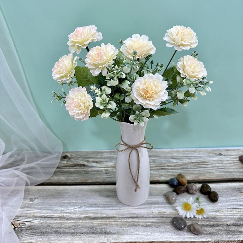 Flower Artificial Peony Wedding Hotel Restaurant Decoration Ornament Desktop