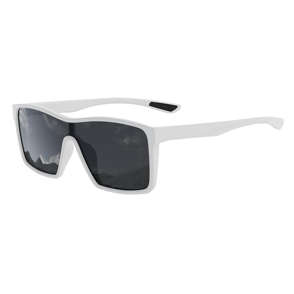 New Foreign Trade Products: Outdoor Hiking Mountaineering Fashionable One-piece Sunglasses UV Protection Polarized Sports Glasses