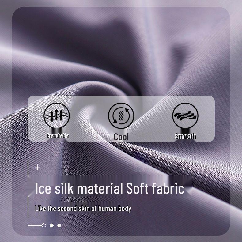 Letni Cienki Biustonosz Bez Fiszbinów z Jedwabiu Lodowego dla Kobiet ze Zintegrowanymi Miseczkami i Pięknym Tyłem