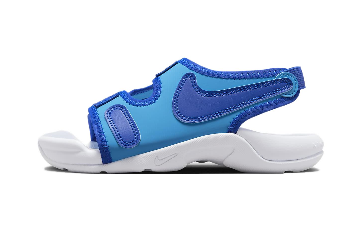

Nike Sunray Adjust 6 Slip Resistant Abrasion Resistant Children s Sandals Blue Children Aged 3 7 Years Old DX5545-400 27