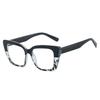 Men's & Women's Blue Light Blocking Presbyopia Glasses Fashionable Oversized Square Frame HD Reading Glasses Diopter 0 To +4.0