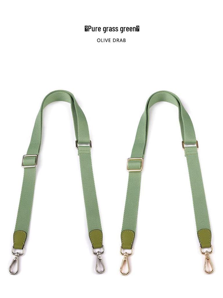 MHS-F-37 2,5CM Einfarbig Verstellbarer Canvas Crossbody Schultergurt Ersatz