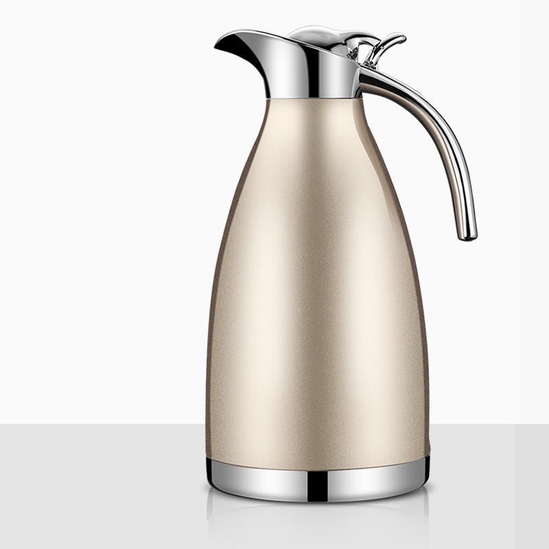 "304 Stainless Steel 2L Vacuum Insulated Thermos Pot for Cold Water or Coffee"