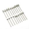 Glass Burr Drill Bits Metal Ceramics 20pcs Rotary tools Grinding Diamond