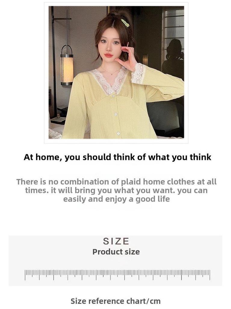 Χαριτωμένες Βαμβακερές Πιτζάμες Γυναικείες Μεγάλα Μέγεθη - Παντελόνι Μακρυμάνικο για Άνοιξη & Φθινόπωρο