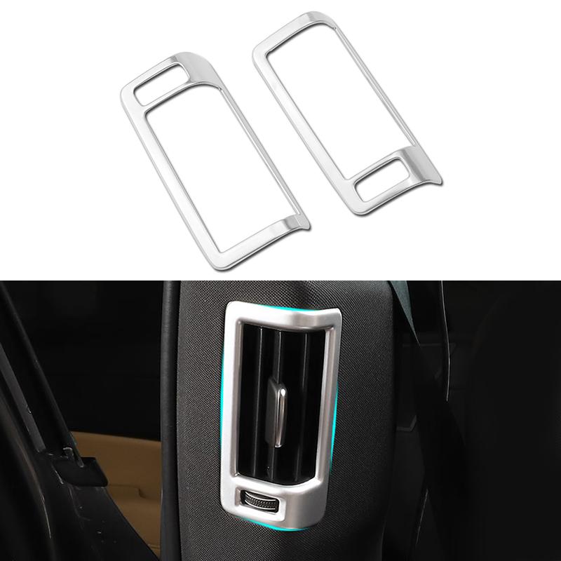 Car Rear B Pillar Air Vent Outlet Panel Cover Decorative Trim For Volvo XC60 XC90 S90 V90 2018-2020 2021 2022 2023 2024 2025