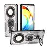 KEYSION Shockproof Armor Case for Honor X9b 5G Silicone+PC Upright Metal Live Ring Stand Phone Cover for Huawei Magic 6 Lite 5G