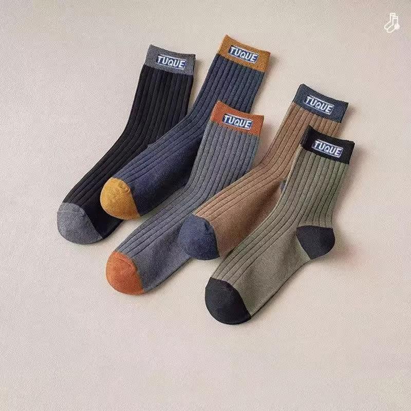 

Yi Fan Men s Mid-Tube Striped Socks - Trendy and Versatile for All Seasons Random Single Pair [No Specific Request]