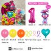 55pcs Troll Foil Helium Balloons Kit Birthday Magic Hair Theme Party Decorat Baby Shower Kids Toys Supplies Air Globlos Balloon