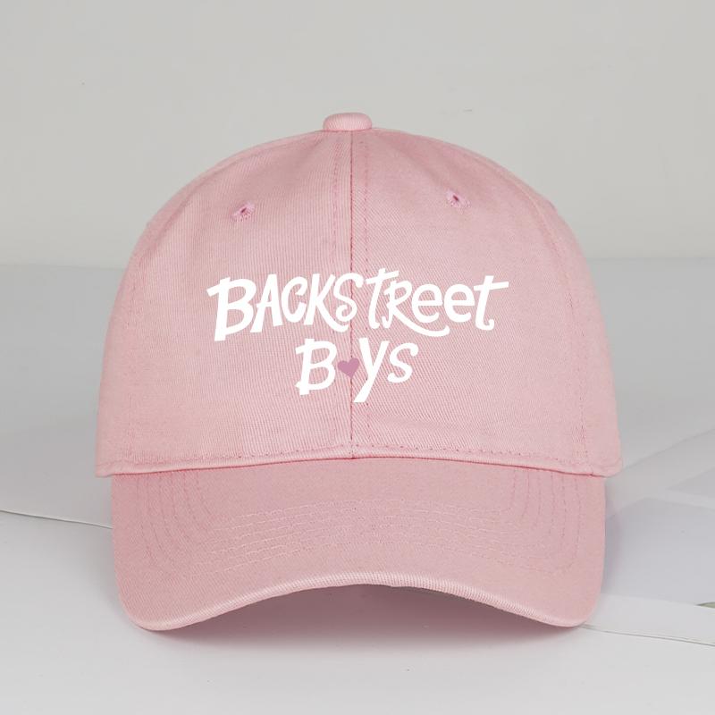 Backstreet Boys Heart Print Baseball Cap Stylish Retro Romantic Charm Concert Wear & Everyday Style Backstreet Boys Fan Gift
