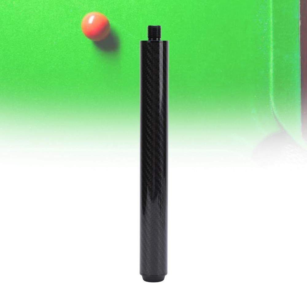 Black Billiard Cue Extender Carbon Fiber Cue Extension Black Billiard Billiard Games