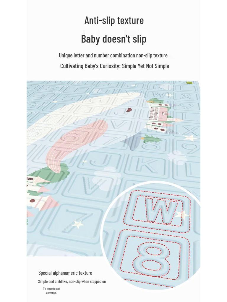 Eco-friendly Thick XPE Folding Crawling Mat for Infants and Toddlers