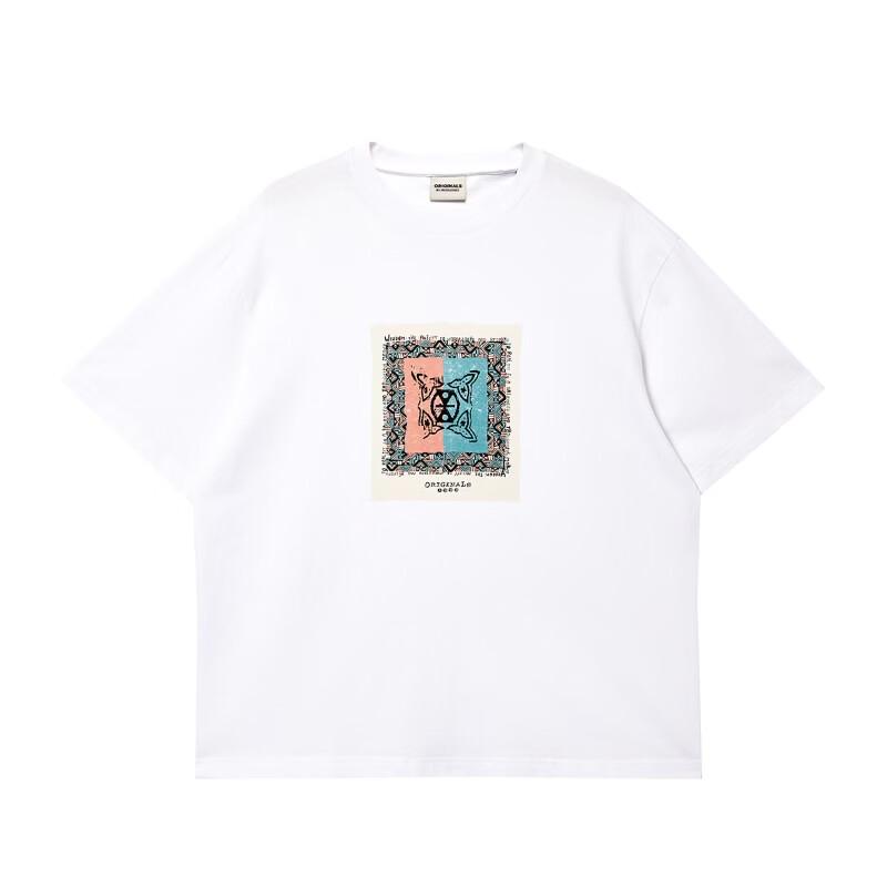 JACK&JONES Men's Cotton Short-Sleeve T-Shirt